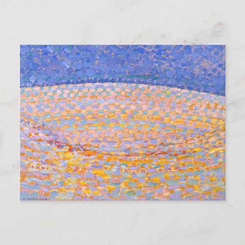 Dune III _ Piet Mondrian Modern Art  Postcard