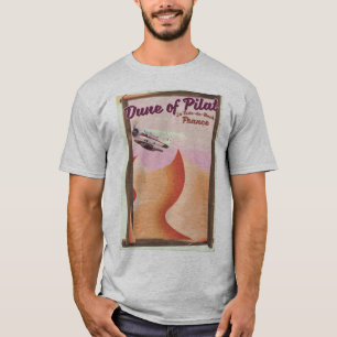 Dune of Pilat, Dunes vintage France travel poster. T-Shirt