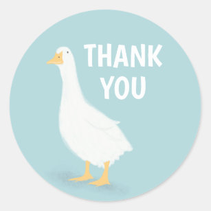 Baby Shower Duck Thank You Stickers - 34 Results | Zazzle