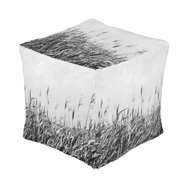 Dune Triptych III Pouf (Angled Front)