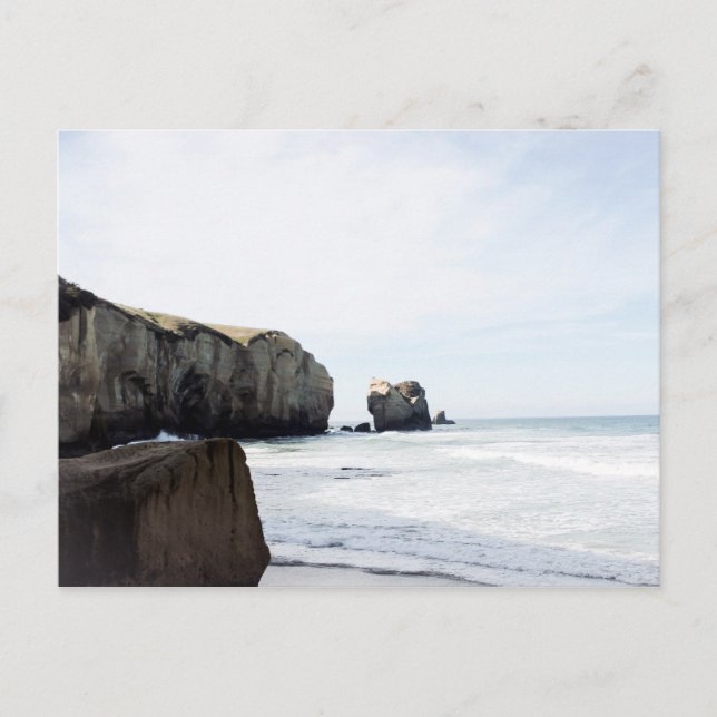 Dunedin beach postcard (Front)