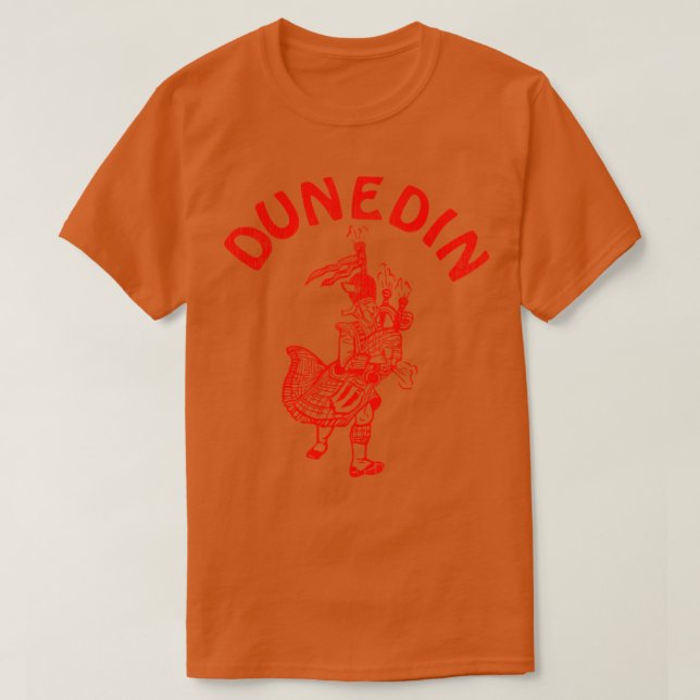 Dunedin New Zealand Retro Tourist Souvenir T-Shirt (Design Front)