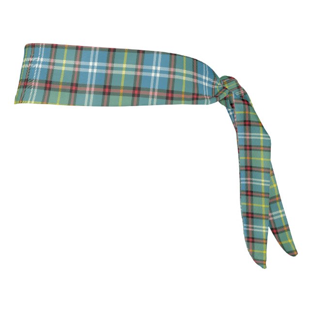 Dunedin New Zealand Tartan Plaid Tie Headband (Rotate 90)