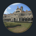 Dunedin Railway Station, New Zealand Magnet<br><div class="desc">Dunedin Railway Station, Otago, New Zealand. Possibly the best-known building in the southern half of New Zealand's South Island, Dunedin Railway Station is a jewel in the country's architectural crown. Designed by George Troup, the station is the fourth building to have served as Dunedin's railway station. It earned its architect...</div>
