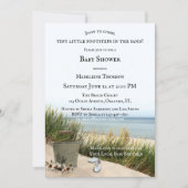 Dunes and Beach Nautical Baby Shower Invitation (Front)