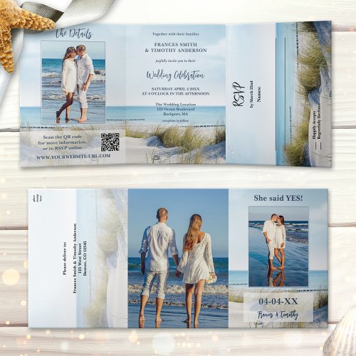 Dunes and Beach Photos All-in-one Wedding