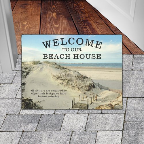 Dunes and Ocean Beach House Doormat