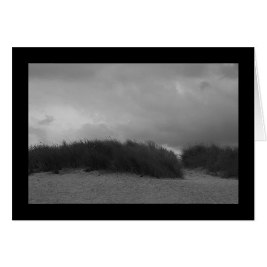 Dunes in black and white cards (Front Horizontal)