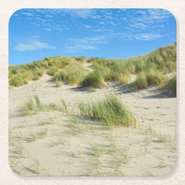 Dunes Magic   -     - Acrylic Print Jigsaw Puzzle  Square Paper Coaster (Front)