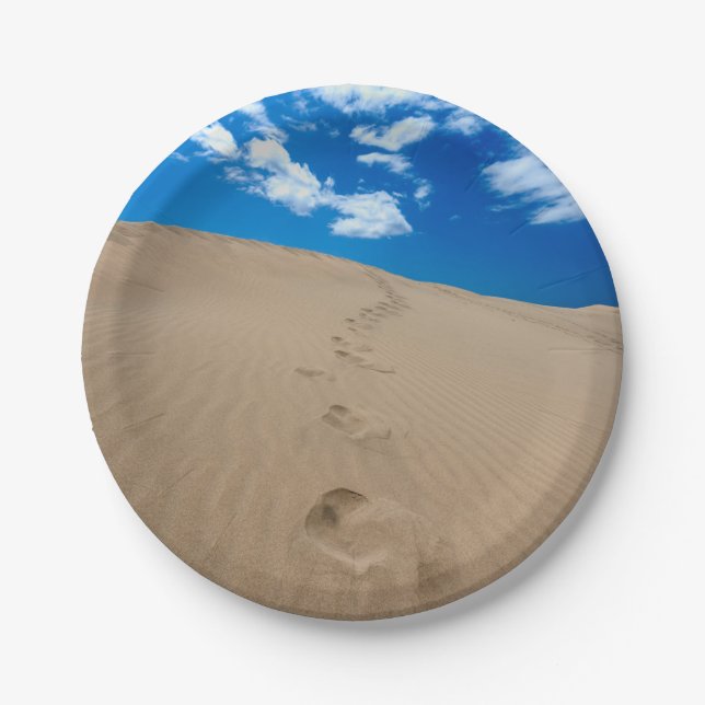 Dunes of Gran Canaria Paper Plates (Front)