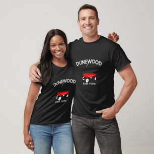 DUNEWOOD Fire Island red wagon summer LI NY T-Shirt