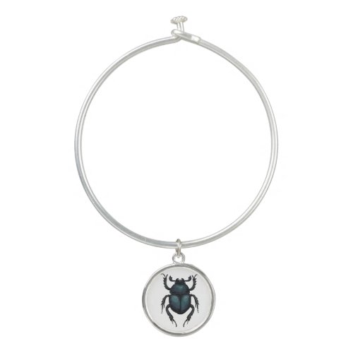 Dung beetle bangle bracelet