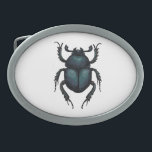 Dung beetle belt buckle<br><div class="desc">Hand-drawn vector illustration of Dung beetle</div>