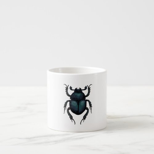 Dung beetle espresso cup