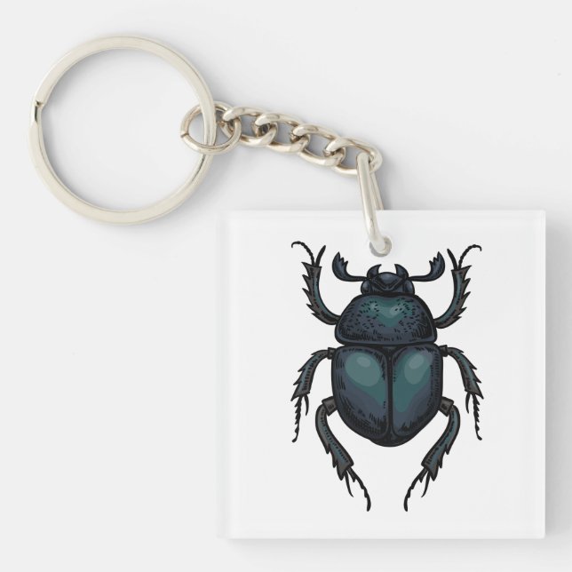 Dung beetle keychain (Front)