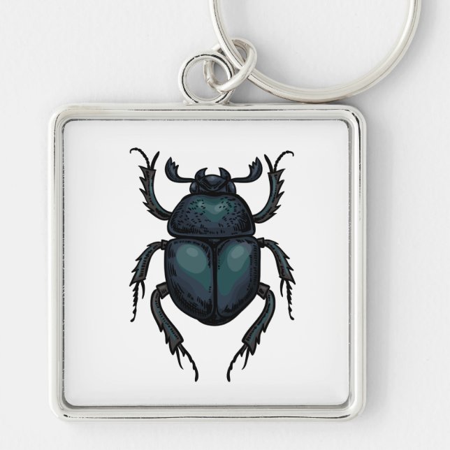 Dung beetle keychain (Front)