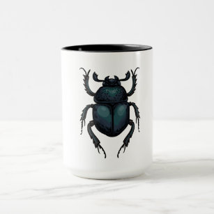 Dung beetle mug