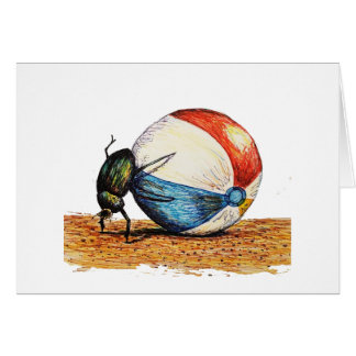 Dung Beetle Vacation Cards