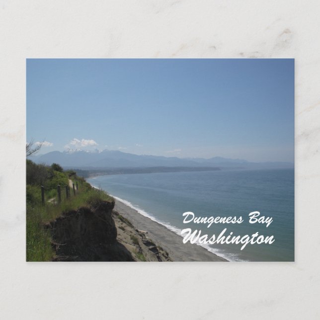 Dungeness Bay, Dungeness Bay, Washington Postcard (Front)