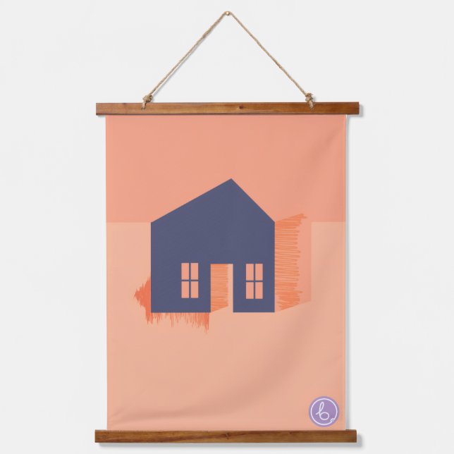 Dungeness Inspired Autumn belacreative.co.uk Hanging Tapestry (Front)