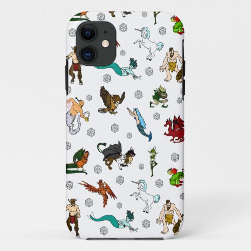 Dungeon and Dragons D20 Fun iPhone 11 Case