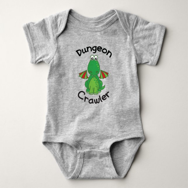  "Dungeon Crawler" Baby Bodysuit (Front)