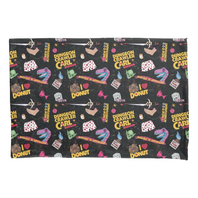 Dungeon Crawler Carl collage Pillow Case (Front)