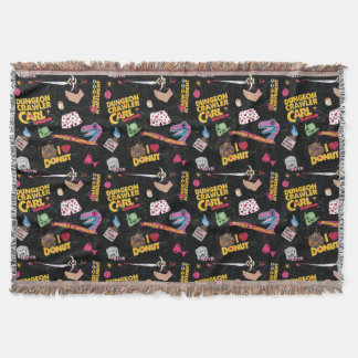 Dungeon Crawler Carl collage Throw Blanket