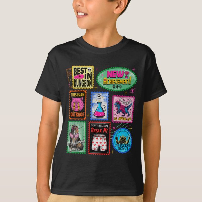 Dungeon Crawler Carl Retro Funny  T-Shirt (Front)