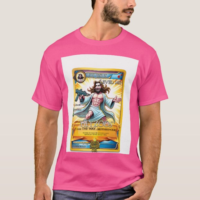 Dungeon Crawler Carl - Uzi Jesus T-Shirt (Front)