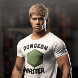 DUNGEON MASTER RPG DICE GAMING T-SHIRTS