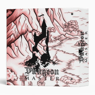 Dungeon Master Tower & Dragon 3 Ring Binder