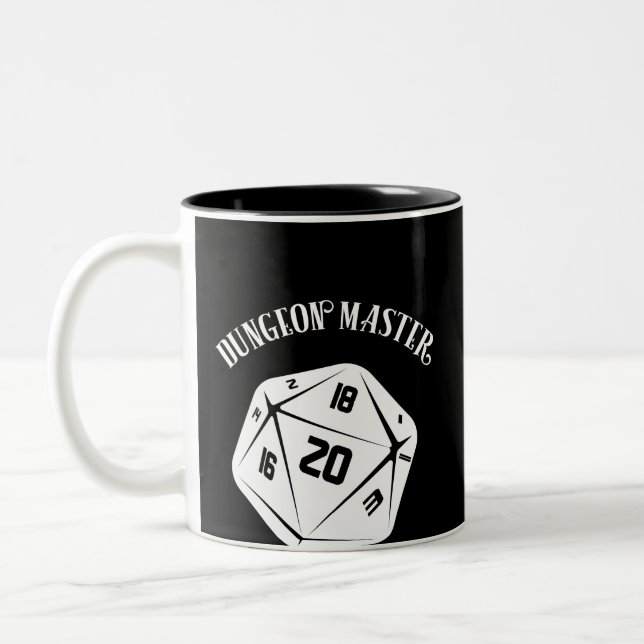 Dungeon Master Two-Tone Coffee Mug (Left)