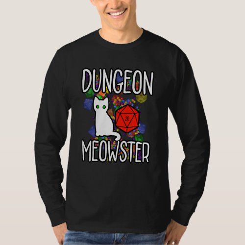 Dungeon Meowster  Best Rpg  Cat Lover Ever  2021 T_Shirt