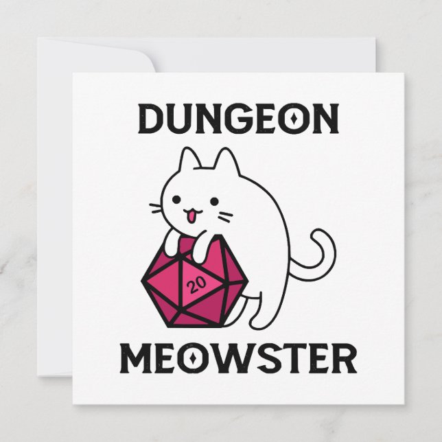Dungeon Meowster Cat Funny (Front)
