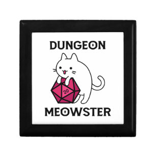 Dungeon Meowster Cat Funny Gift Box