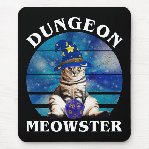 Dungeon Meowster Mouse Pad