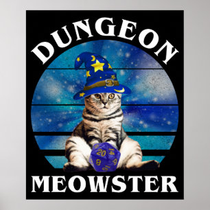 Dungeon Meowster Poster