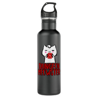 Dungeon Meowster Stainless Steel Water Bottle