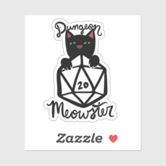 Dungeon Meowster Sticker
