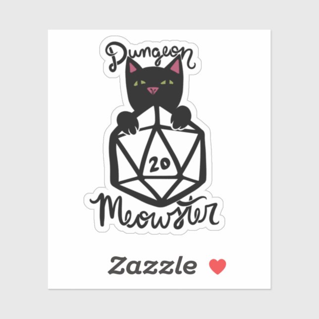 Dungeon Meowster Sticker (Sheet)