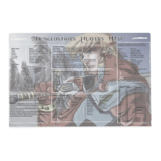 DungeonBorn: Players Mate Placemat