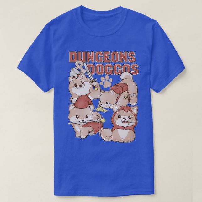 Dungeons amp Doggos  T-Shirt (Design Front)