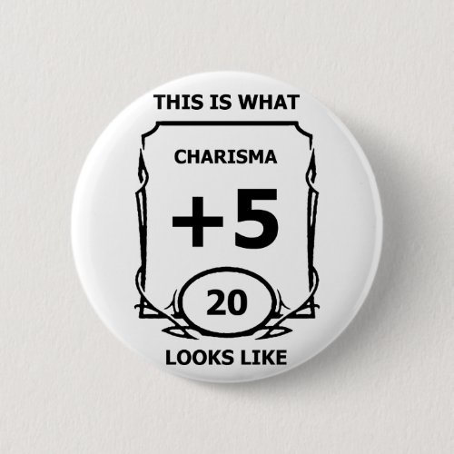 Dungeons and Dragons Charisma Button