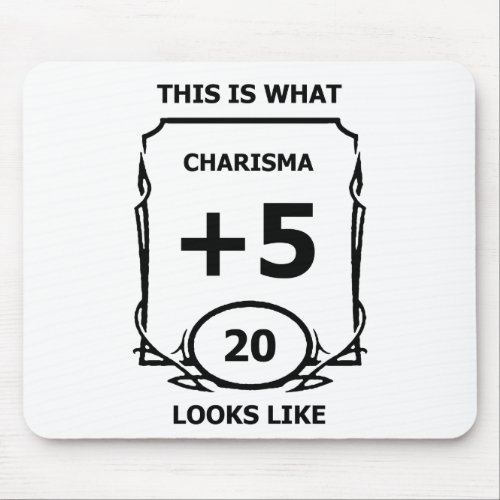 Dungeons and Dragons Charisma Mouse Pad
