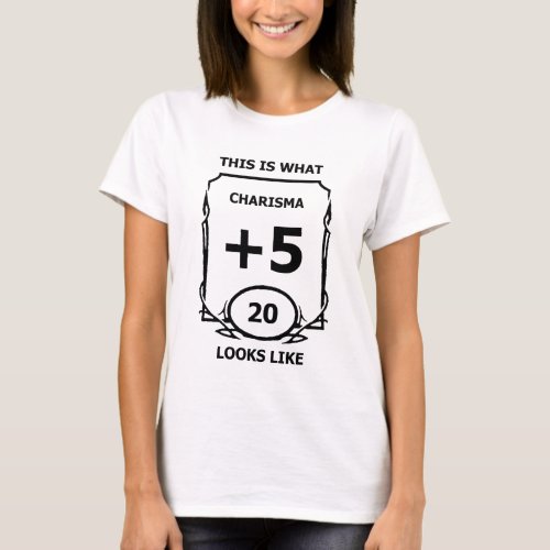 Dungeons and Dragons Charisma T Shirt