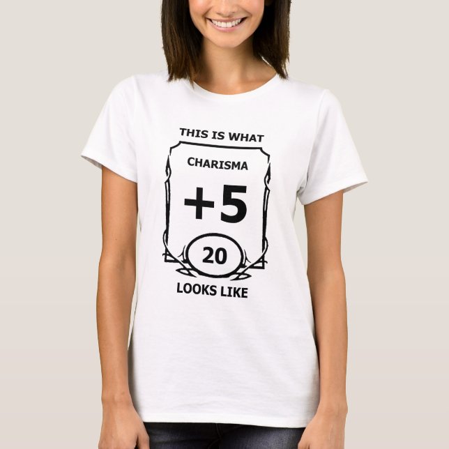 Dungeons and Dragons Charisma T Shirt (Front)