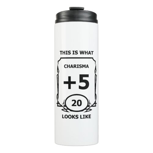 Dungeons and Dragons Charisma Thermal Tumbler