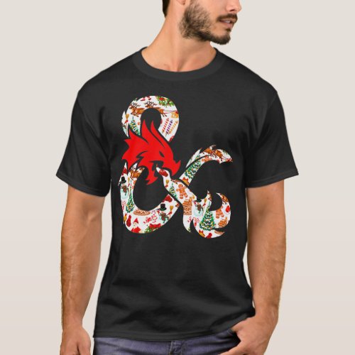 Dungeons and dragons christmas T_Shirt