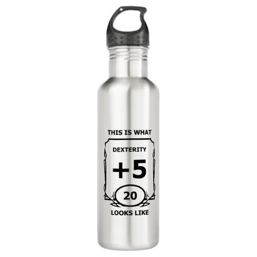 Dungeons and Dragons Dexterity Stainless Steel Water Bottle